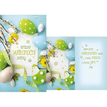 Blahopřání Velikonoce s textem N22-051 T T 1905, MPF Paper