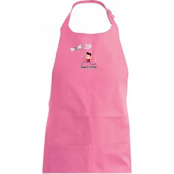Kuchyňská zástěra Chytit štěstí - Dámská zástěra na vaření - Univerzální velikost ( Růžová )
