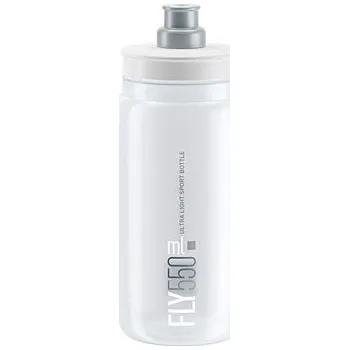 Láhev Láhev ELITE Fly 0,55l čirá, šedé logo