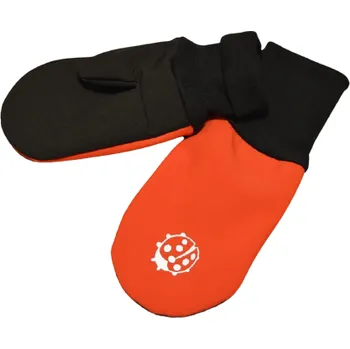 Rukavice Šatoli.cz Červené softshellové rukavice s reflexním prvkem vel.1-3 roky