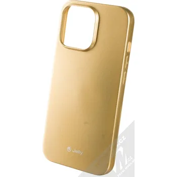 Pouzdro na mobilní telefon 1Mcz Jelly TPU ochranný kryt pro Apple iPhone 13 Pro zlatá (gold)