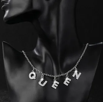 Náhrdelník B-TOP Dámský náhrdelník s přívěsky QUEEN