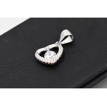 Přívěsek Stříbrný přívěsek srdce Lami 1370