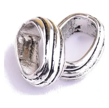 Dětské navlékací korálky Kovové korálky 7x13x17mm