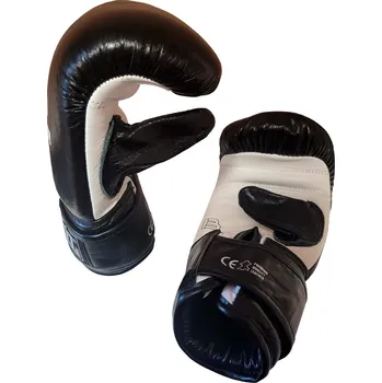 Boxerské rukavice Boxerské rukavice Pytlovky Profi černo-bílé BAIL vel. XL