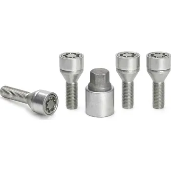 Šroubek na kolo Pojistné bezpečnostní šrouby M12x1,5x25 kužel, klíč 17, SICUSTAR VN125