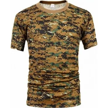 Pánské tričko Numberoplus Pánské triko krátký rukáv - DIGITAL WOODLAND Velikost: L