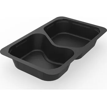 Miska dvoudílná DF 181902 - 225 ks (Miska černá DUNI)