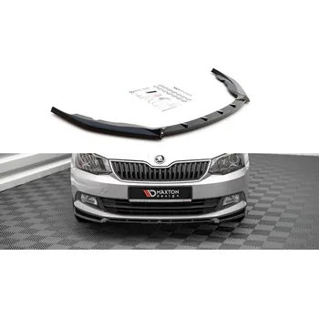 Autodíl Spojler pod nárazník lipa V.1 Škoda Fabia Mk3 černý lesk