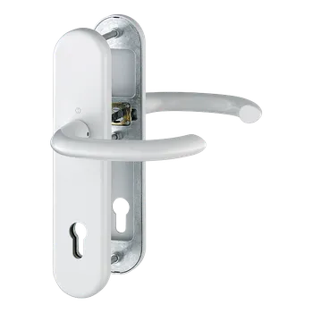 Dveřní kování HOPPE Bezpečnostní kování Marseille Provedení: klika - klika, Povrch: F9016 běžná bílá