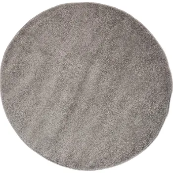 Koberec Moderní kulatý koberec SPRING - tmavě šedý Průměr koberce: 120 cm