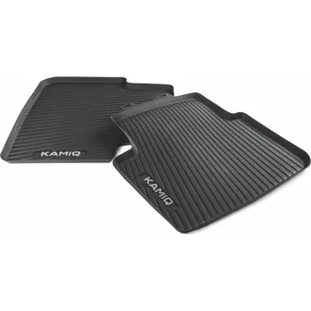 autokoberec Škoda Celoroční koberce černé ŠKODA Kamiq zadní