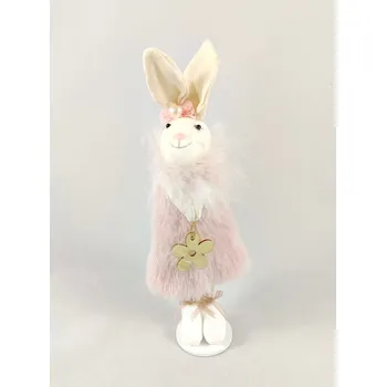 Velikonoční dekorace Zajíc růžový