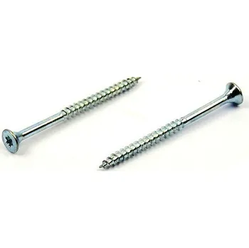 Spojovací materiál Univerzální vrut do dřeva 3x40/24 TORX zinek bílý, částečný závit (Univerzální vrut TORX částečný závit)