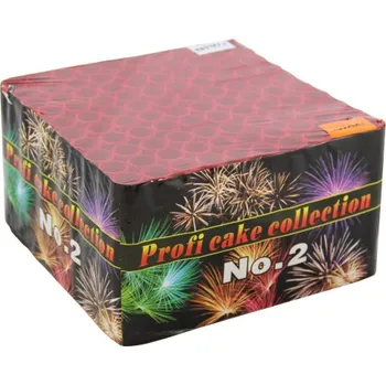 Zábavní pyrotechnika Ohňostroj Kompakt 100 ran 25 mmmix pestrobarevných efektů (Kompaktní (Baterie)OHŇOSTROJ)