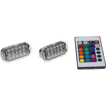 Autožárovka LED osvětlení interiéru VW, Seat, Škoda, RGB - 961vw11RGB