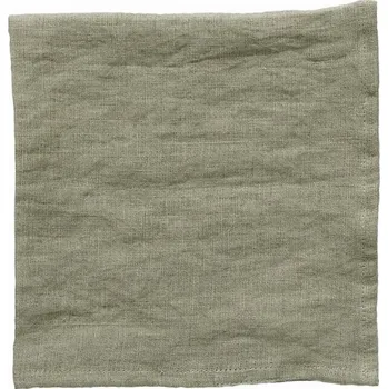 prostírání Lněné ubrousky Linn green 2-set 43x43, Klippan Švédsko