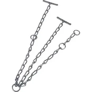 DRIML Řetěz vázací pro krávy, leštěný, článek d 6mm, obrtlík, délka jednoduchého úvazu 65 cm, obvod krku 110 cm