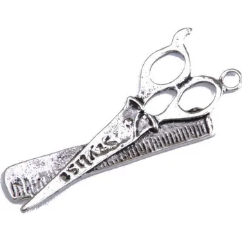 Přívěsek Přívěsek nůžky, 20x51mm, 1ks