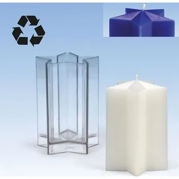 Výroba svíčky Polykarbonátová forma Malá hvězda