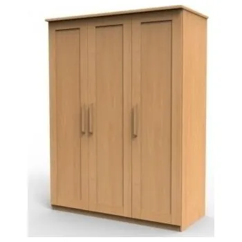 Šatní skříň TEXPOL SKŘÍŇ P3DDD - z dubového masivu, dub masiv