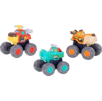 autíčko Huile Toys KIK KX5593 Sada autíček Monster Truck 3 ks