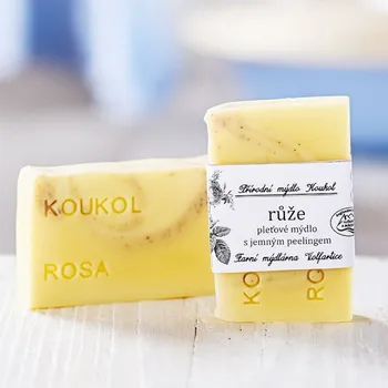 Mýdlo Přírodní pleťové mýdlo RŮŽE 70g