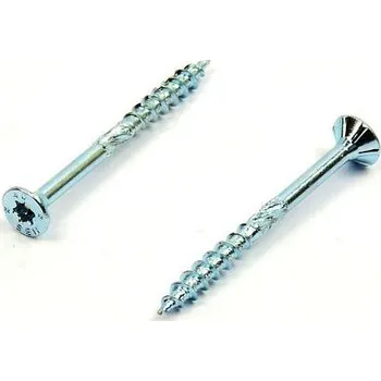 Vrut Vruty pro dřevostavby HBS 3,5x50 zinek bílý (Rothoblaas, tesařský vrut, zápustná hlava)