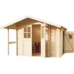 Dřevěný zahradní domek BPP Bianca přírodní 313 x 200 cm bez podlahy