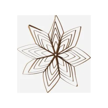 Vánoční dekorace Papírová hvězda Ouilling Natural 15 cm