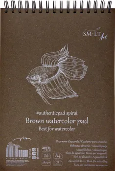 Smiltainis Brown Watercolour Pad A4