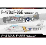 Academy P-47D & F-86E "Gabreski" 1:72