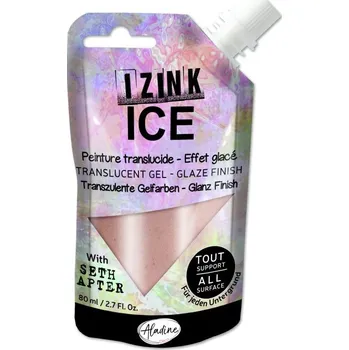 Speciální výtvarná barva Poloprůhledná barva Izink Ice 80 ml - cool copper měděná -