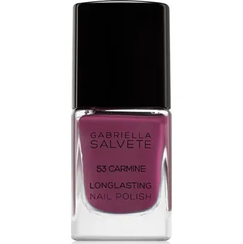Lak na nehty Gabriella Salvete Longlasting Enamel dlouhotrvající lak na nehty s vysokým leskem odstín 53 Carmine 11 ml