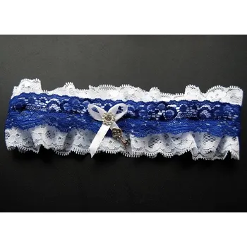 Party dekorace Podvazek pro nevěstu Barva: tmavě modrá