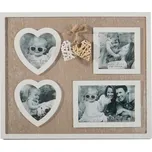 Multi fotorámeček na 4 fotografie FAMILY LOVE 37x31 cm Mybesthome