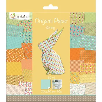 Barevný papír Avenue Mandarine Papíry na origami 20x20cm (60ks) spring