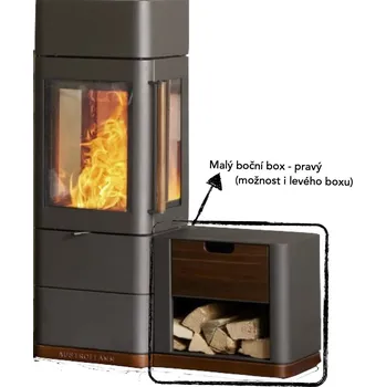 Krbová kamna Austroflamm Ivy malý box levý/pravý (ŠxV 44x41cm)