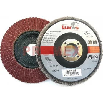 Brusný kotouč Brousící lamelový kotouč, LUKAS, 178 NK 40/SLTR