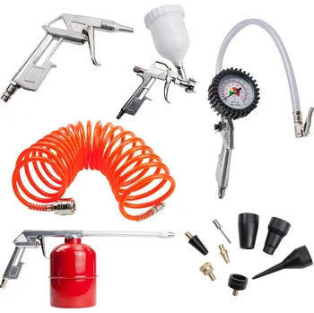 Ofukovací pistole DEMA Pneumatické nářadí pro kompresory, 13-dílná sada