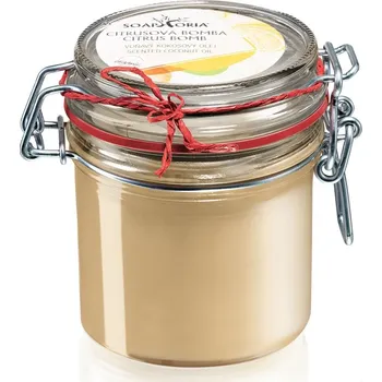 Pleťový olej Soaphoria Citrus Bomb Scented Coconut Oil bio kokosový olej na obličej a tělo 125 ml