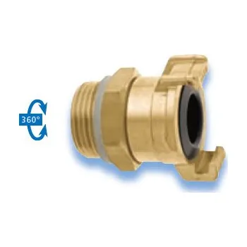 Zahradní hadice Karasto Armaturenfabrik Oehler Rychlospojka GEKA 2000 otočná s vnějším závitem 1/2" 671186