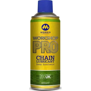 Morris SS Chain Lubricant, částečně syntetický sprej na řetězy, 400 ml (Morris Lubricants - Made in UK)