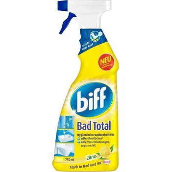 Čisticí prostředek do koupelny Biff Bad Total čistič koupelny a WC s vůní citronu 750 ml