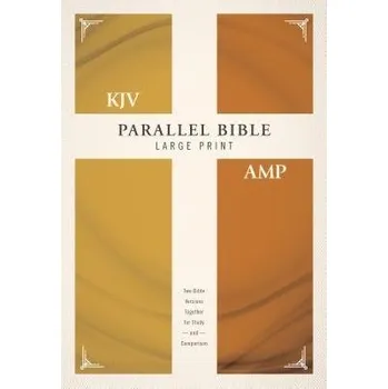 KJV, Amplified, Parallel Bible, Large Print, Hardcover, Red Letter - Zondervan
