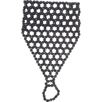 Korálky na ruku - 3 druhy Barva: černá