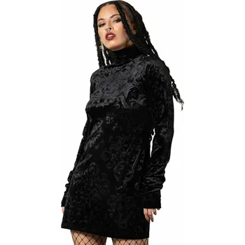 Dámské šaty šaty dámské KILLSTAR - Blasphemia - Black - XS