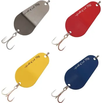 Umělá nástraha Třpytka Plandavka Hell-Cat 70gr Stříbrná