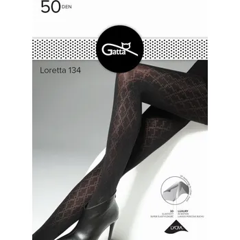 Dámské punčochy Gatta punčochové kalhoty Loretta 134 50DEN - černá, M