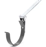 BRYZA Kovový hák žlabu s kloubem Ø 150 mm, Antracit RAL 7021